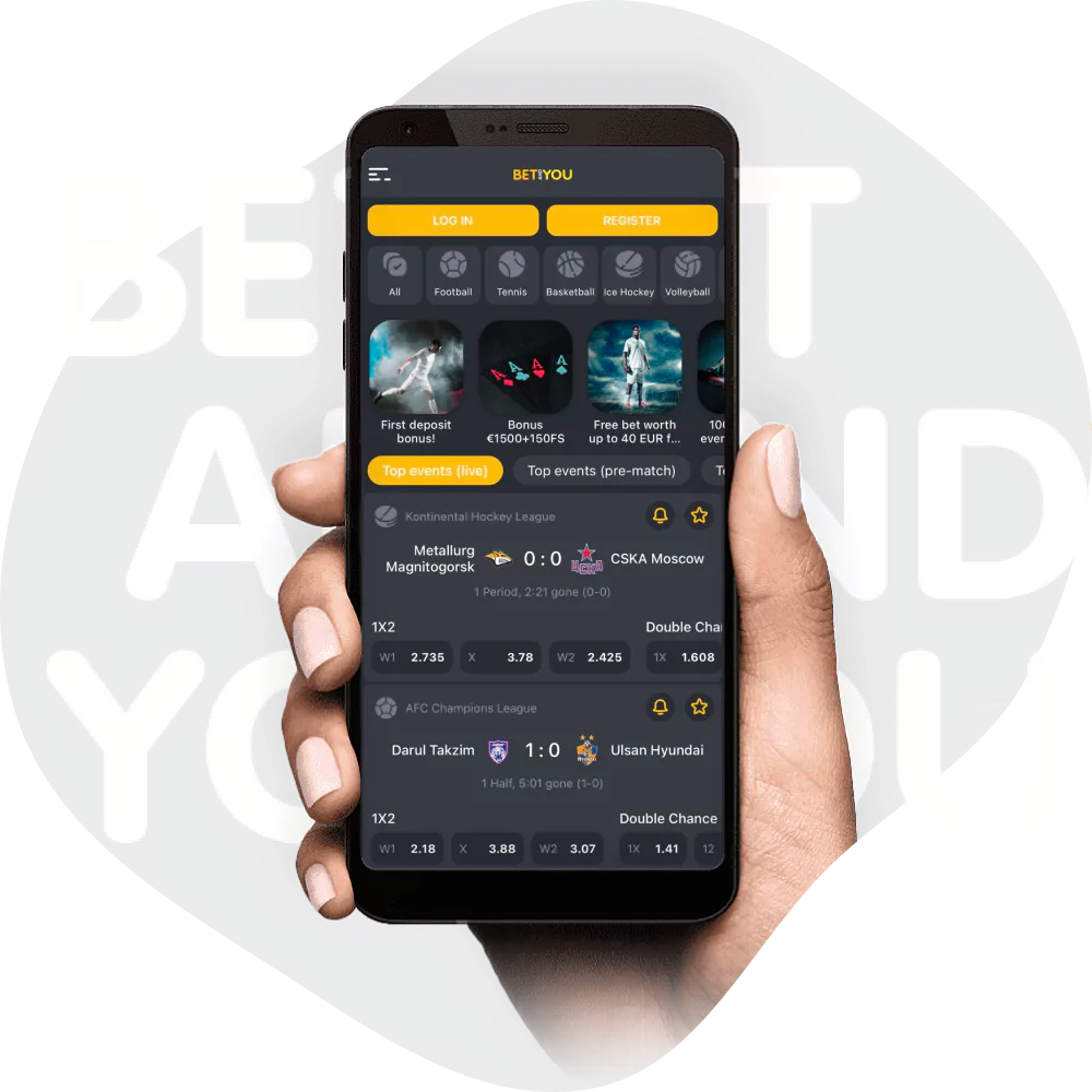 Learn how to download and use the BetAndYou mobile app.