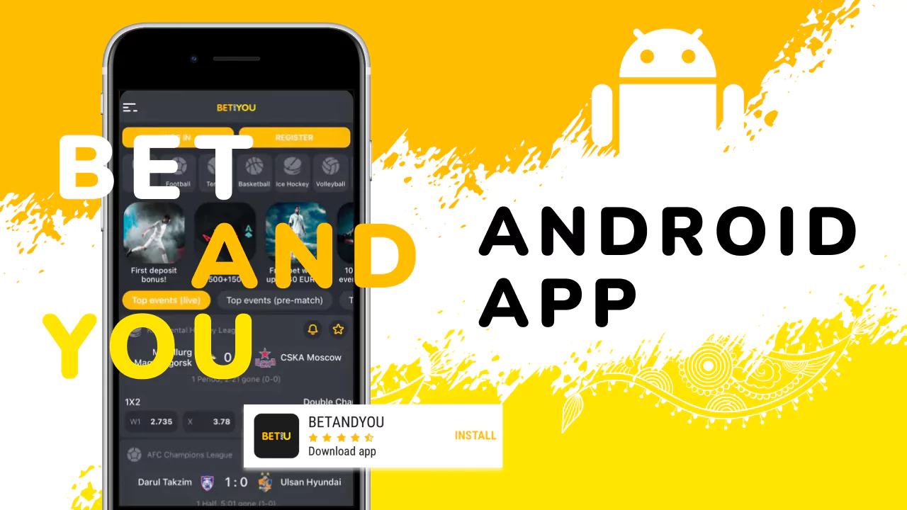 BetAndYou Android app video preview.