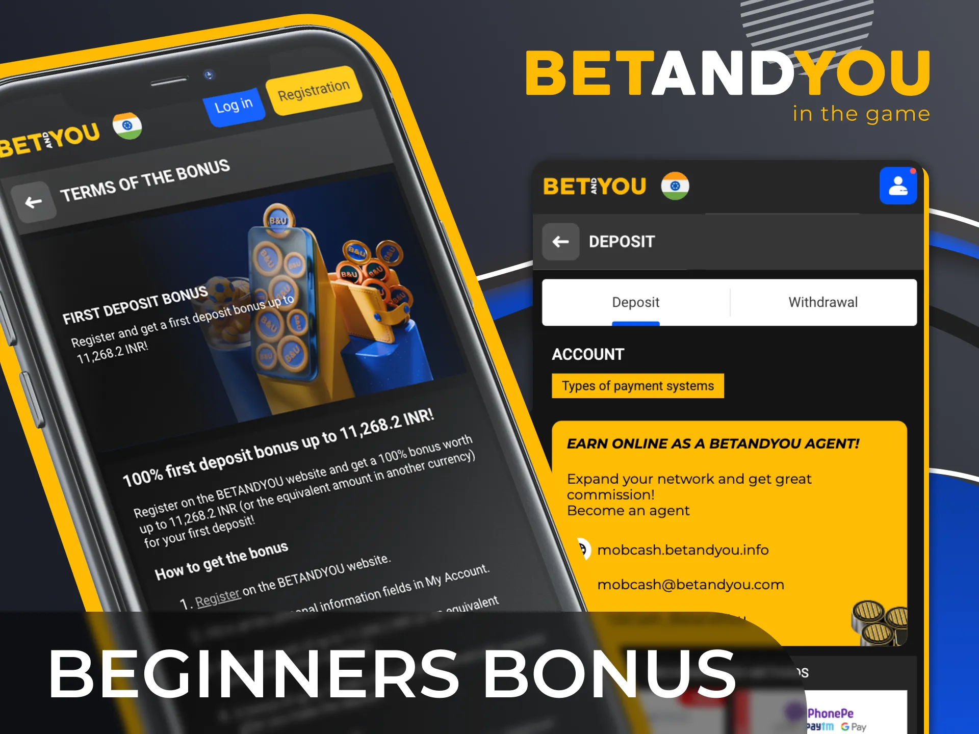 Get a welcome bonus of up to 100% to your first deposit.