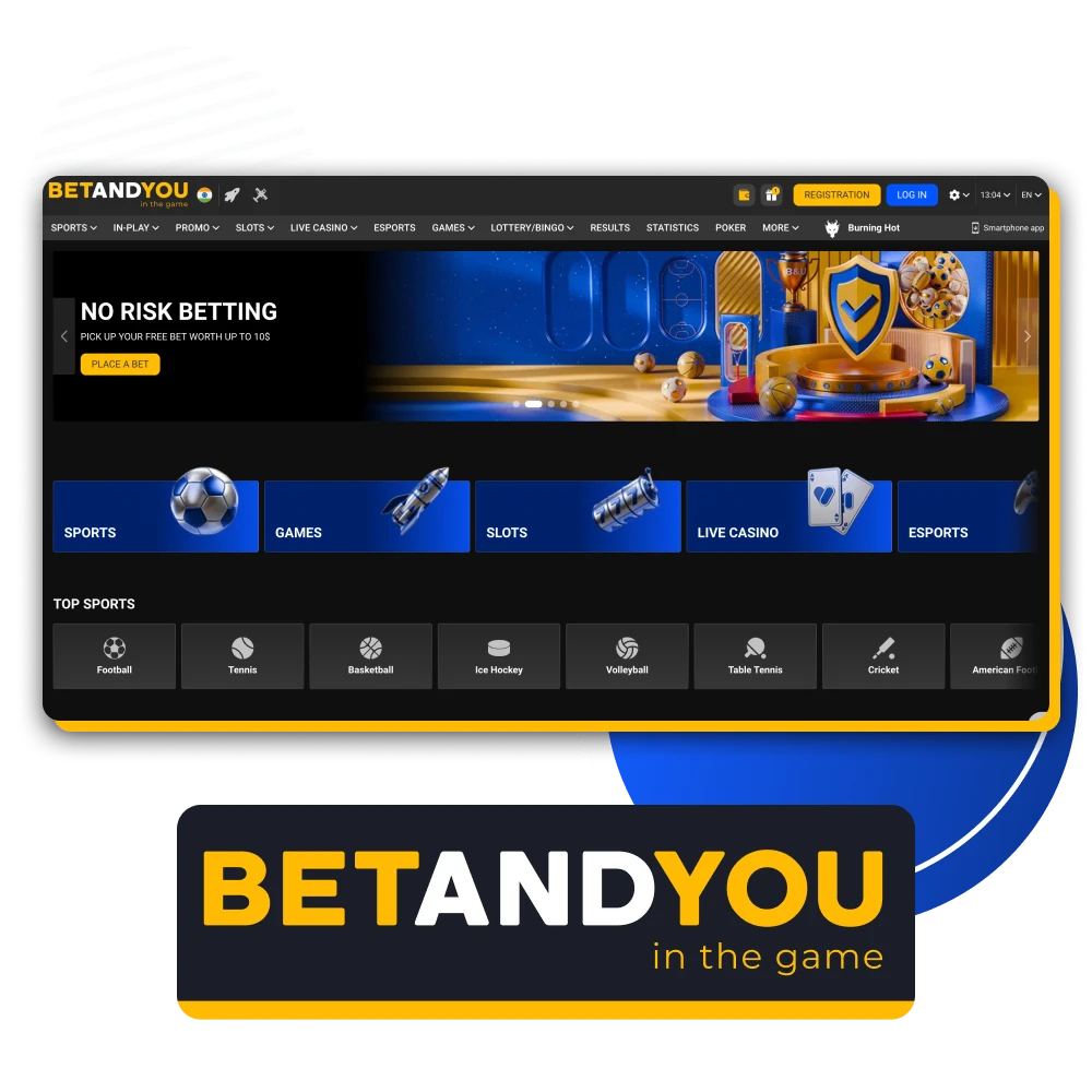 Sign up for BetAndYou and start betting on cricket and other sports.