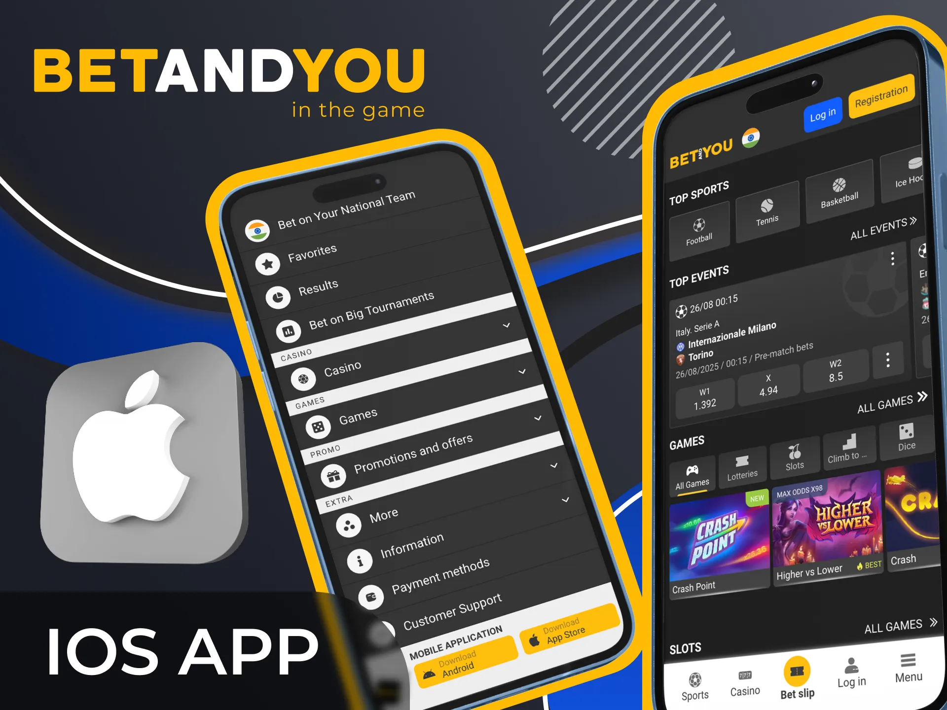 You can install the app on your iPhone or iPad.