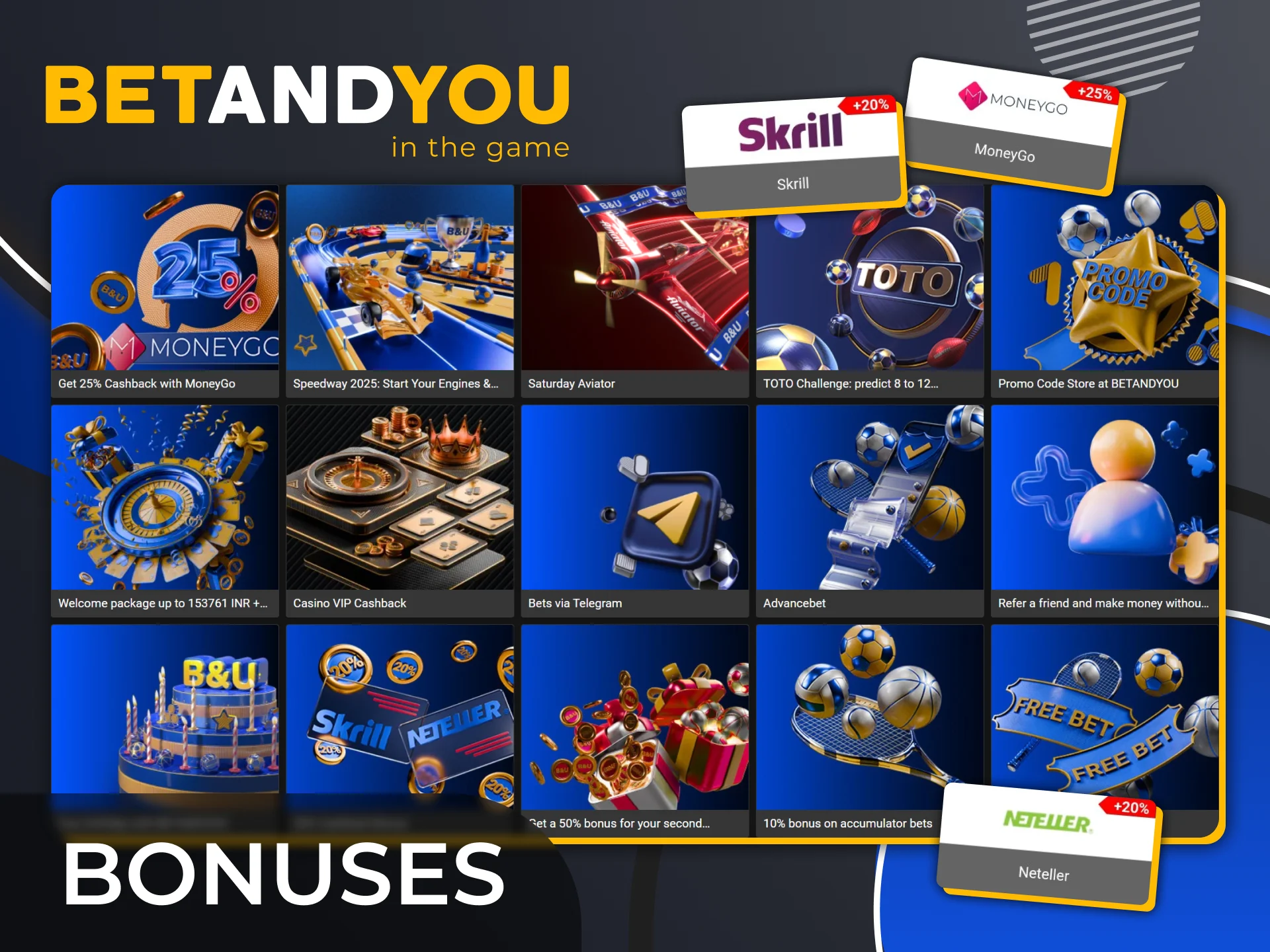 Discover Esports betting bonuses and promo codes available at BetAndYou.