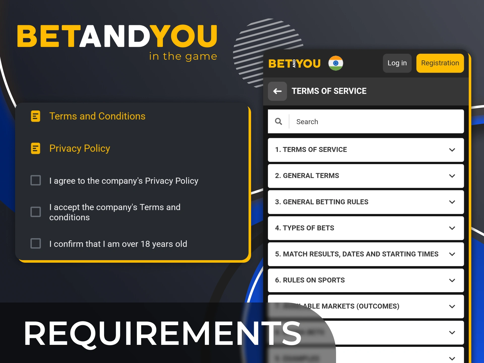 Meet all the requirements to register with no problems.
