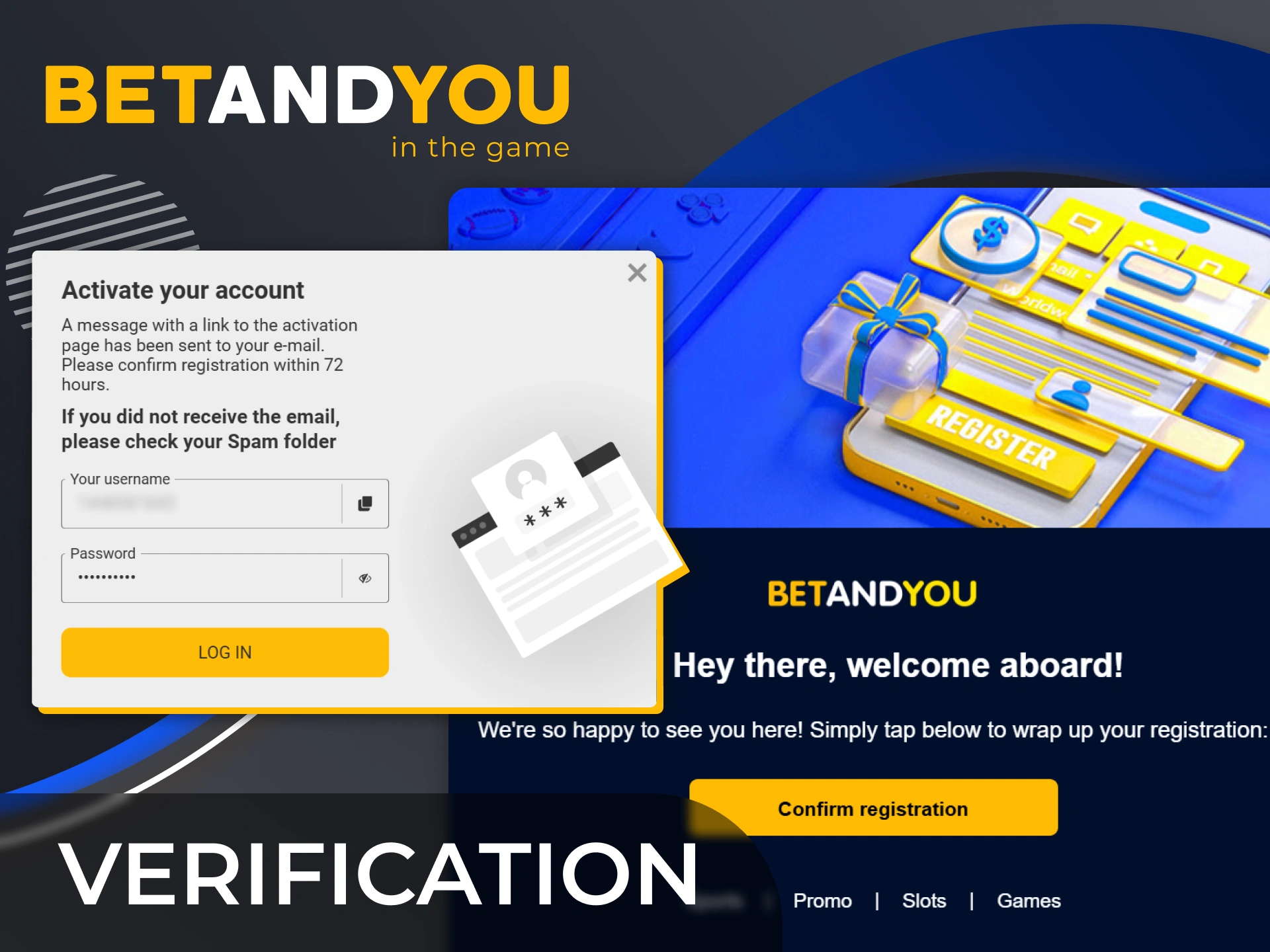 Verify your account to withdraw your winnings.
